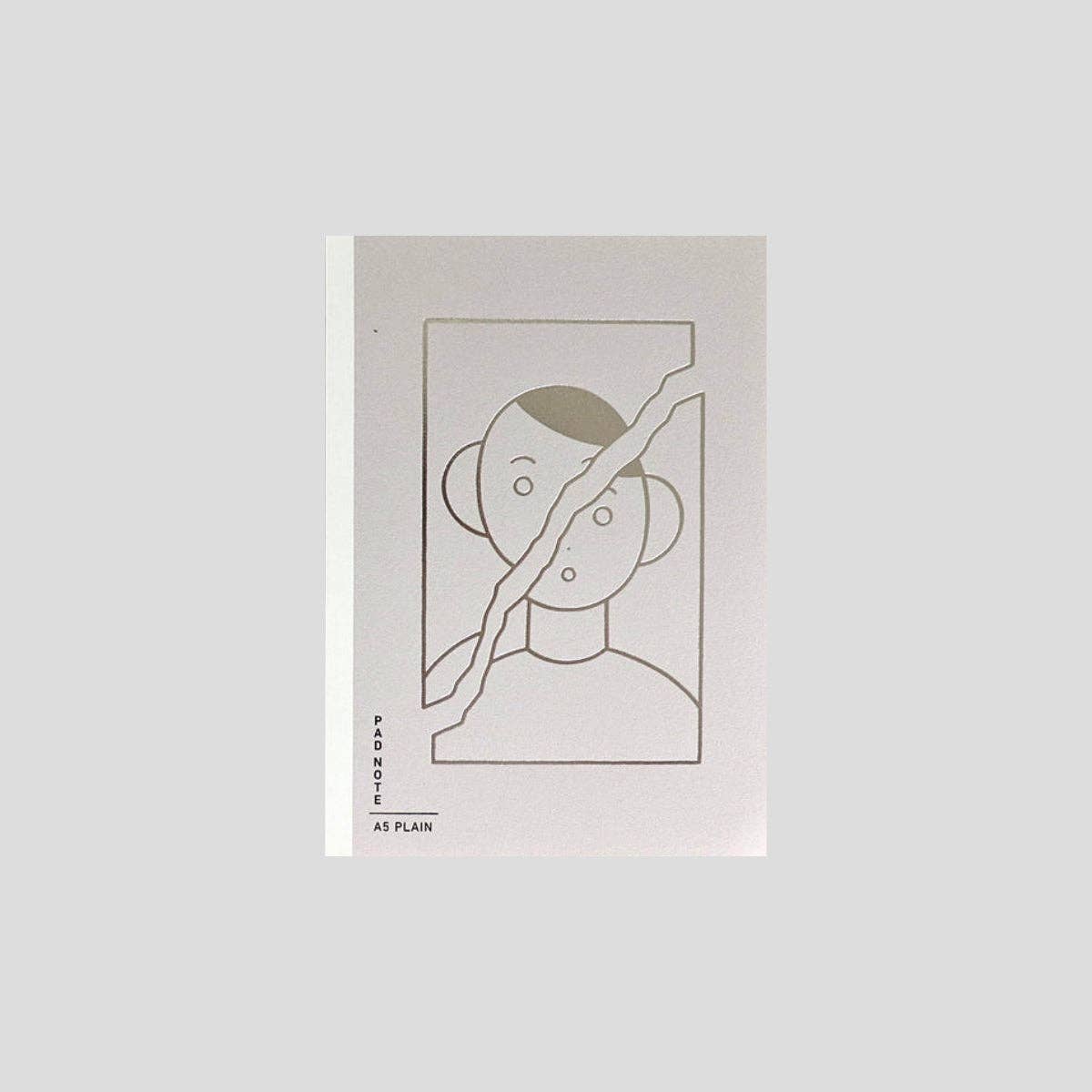 Sikigu Pad Note Unpis Edition A5 [Grid, Plain]: Plain Gray