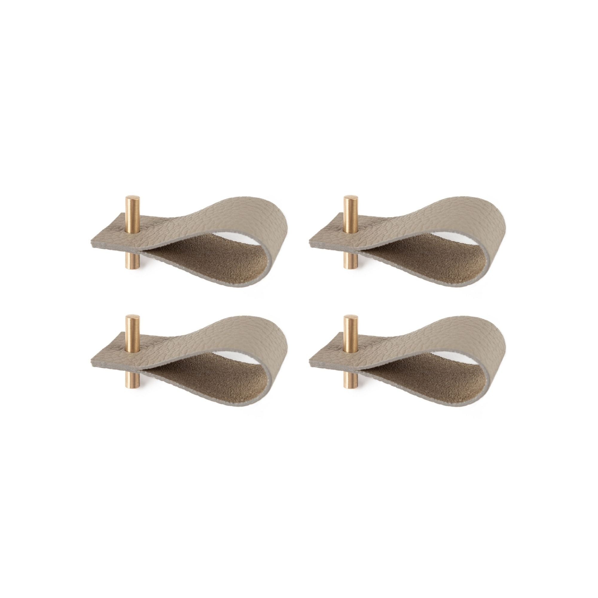 Leather napkin rings (set of 4)