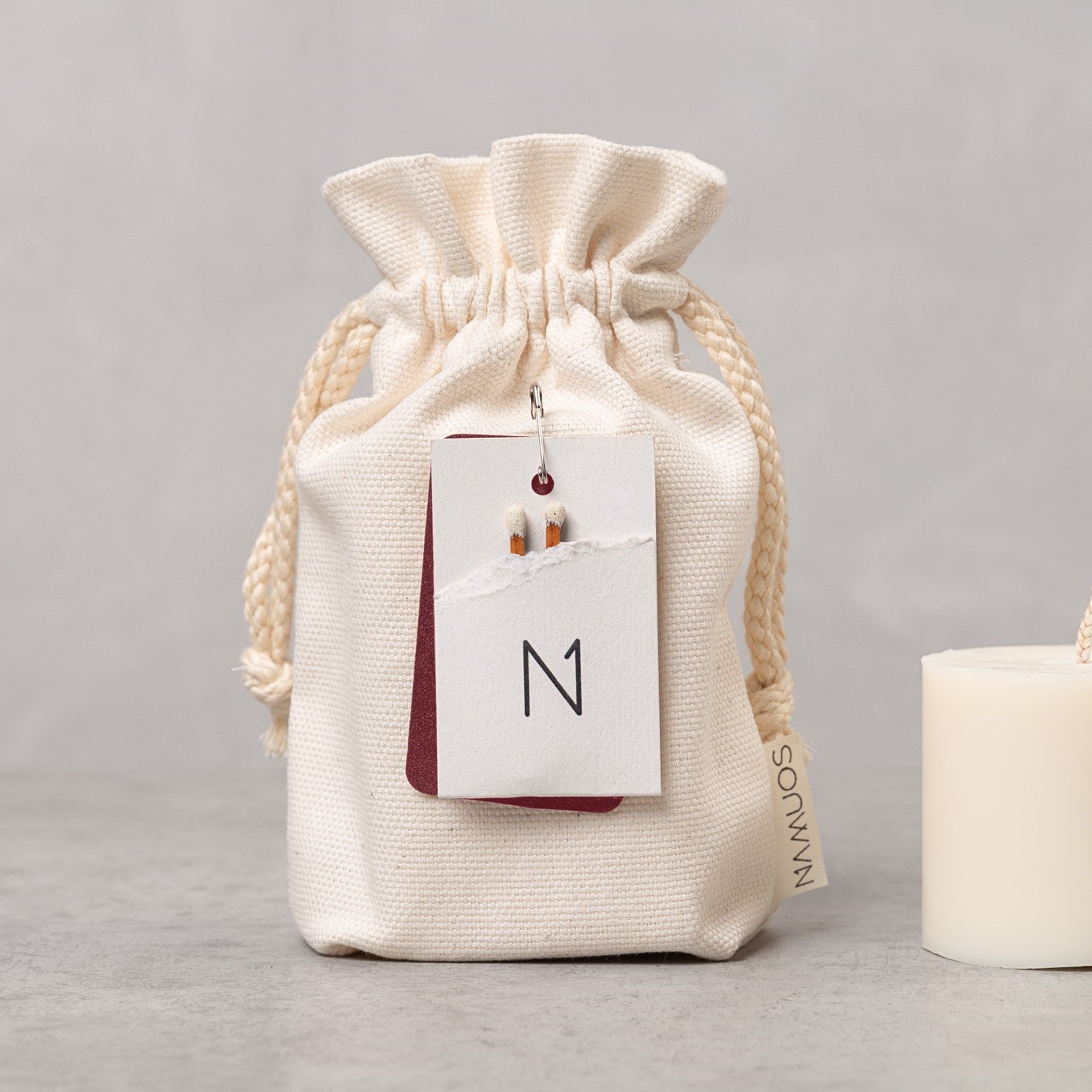 Rapeseed wax pillar candle