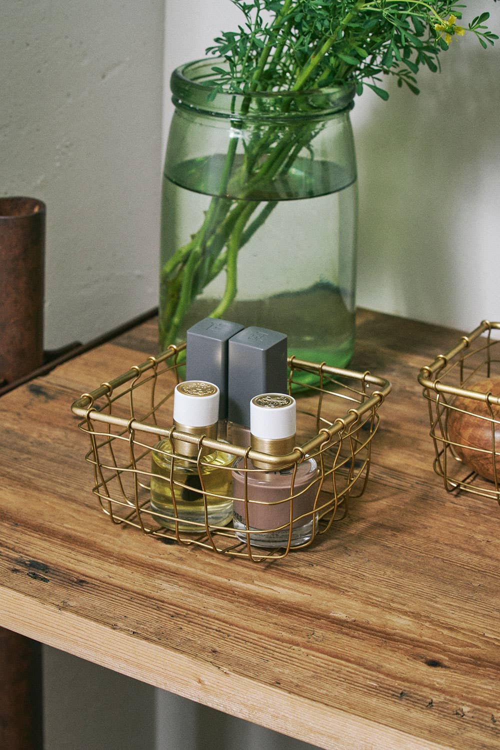Iron Wire Basket Square (S)
