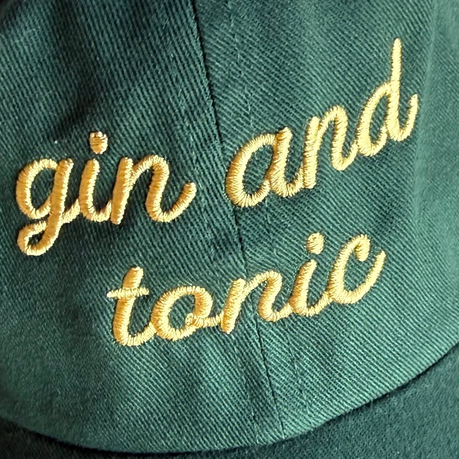Gin and Tonic Baseball Cap  