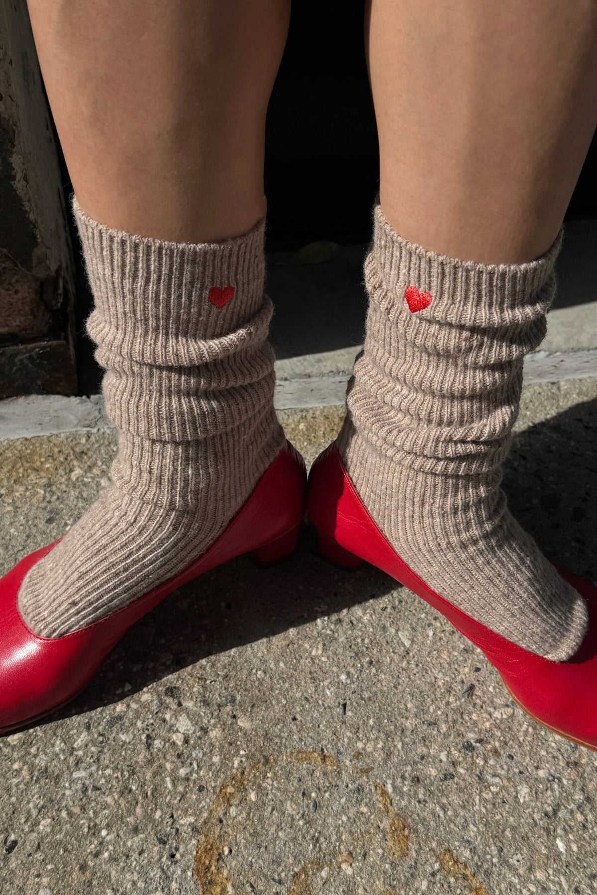 Le Bon Shoppe Embroidered Snow Socks