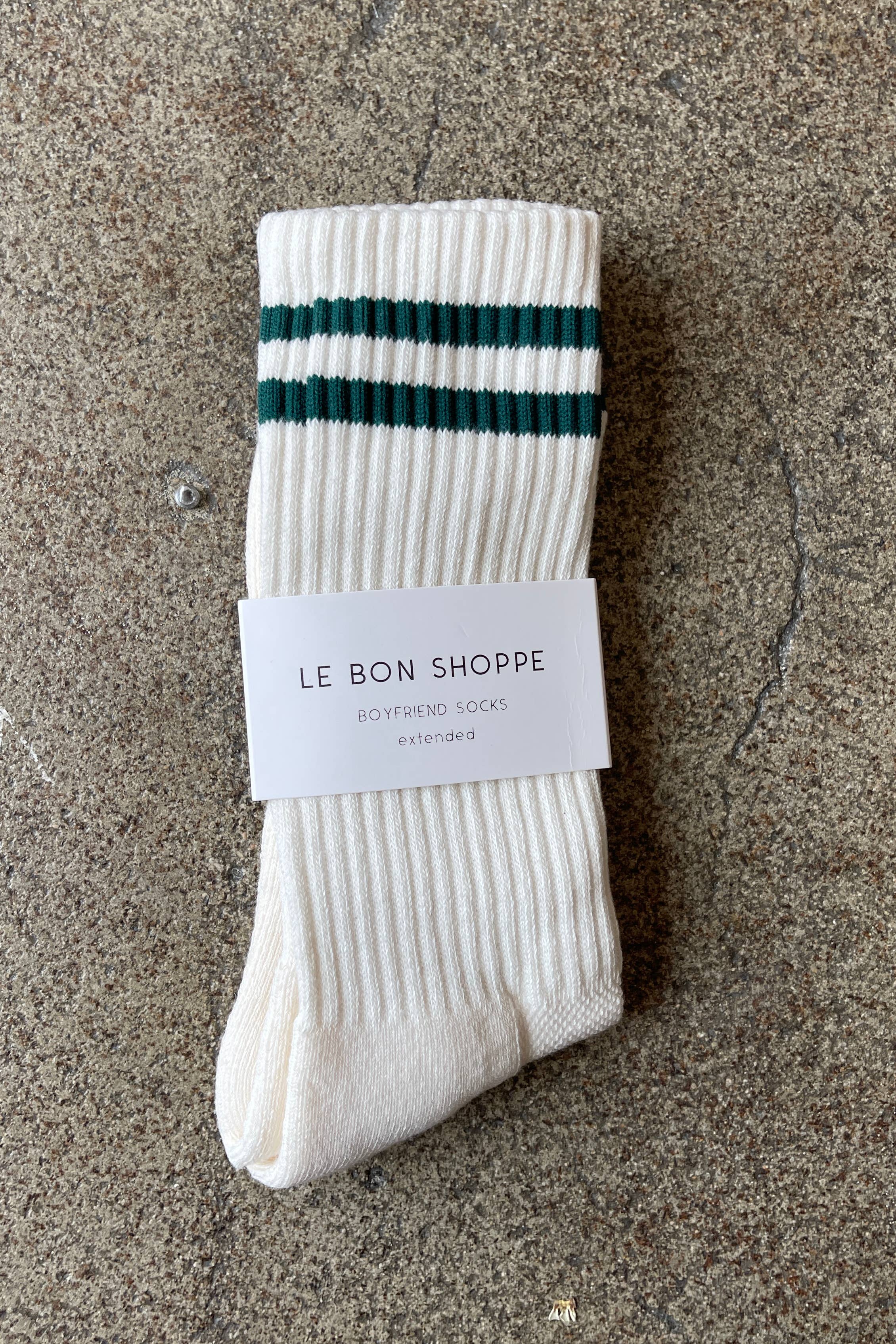 Extended Boyfriend Socks - Brown - Le Bon Shoppe