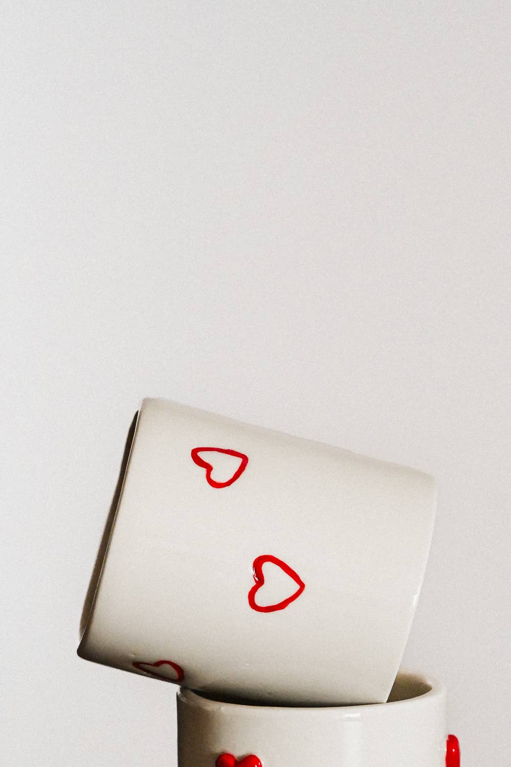 Ceramic Love Mug. St. Valentines Edition: 3D Hearts - Studio ÜM