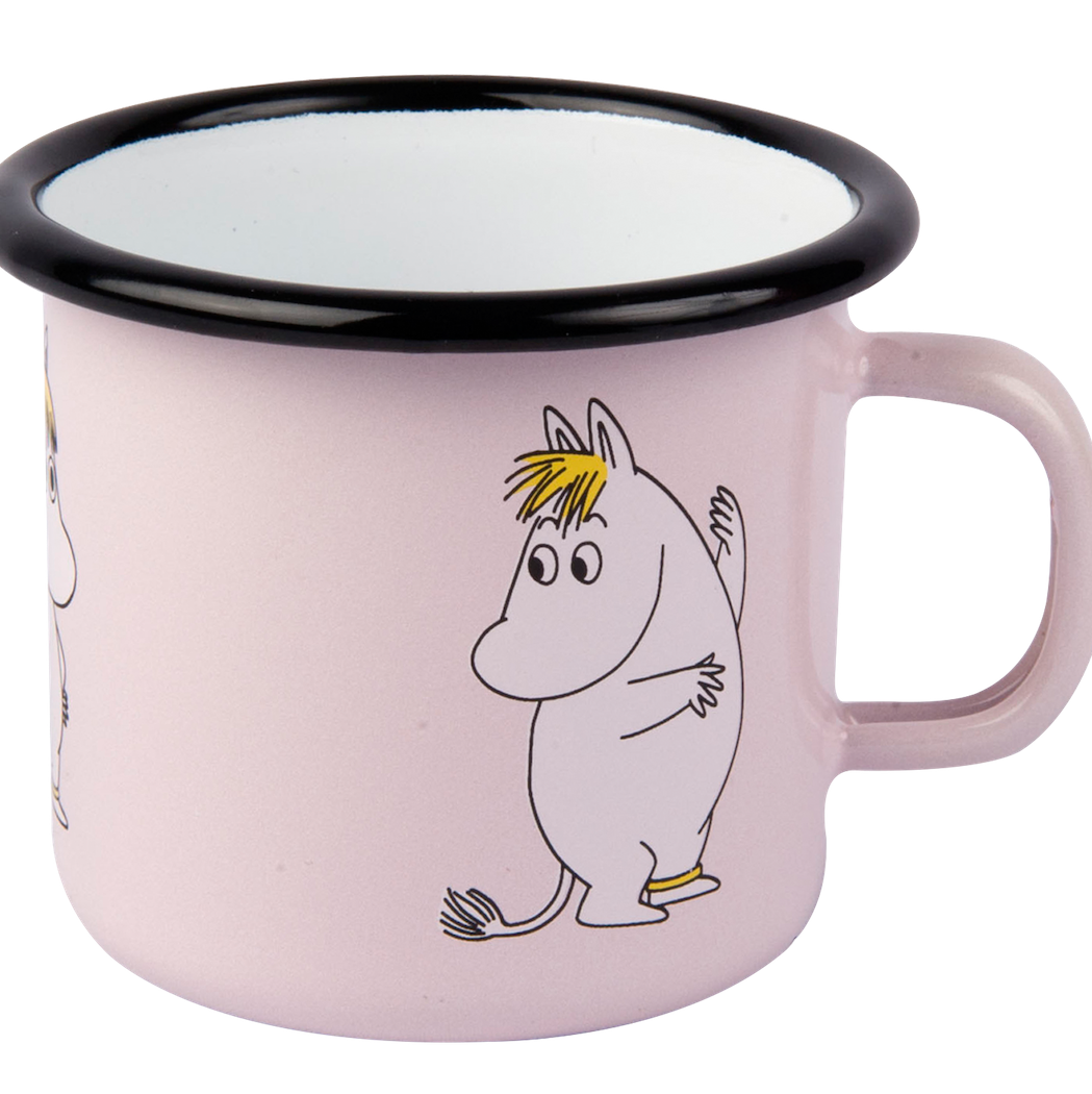 MOOMIN | Enamel Mug | Snorkmaiden  - Light Pink  | 0.25L