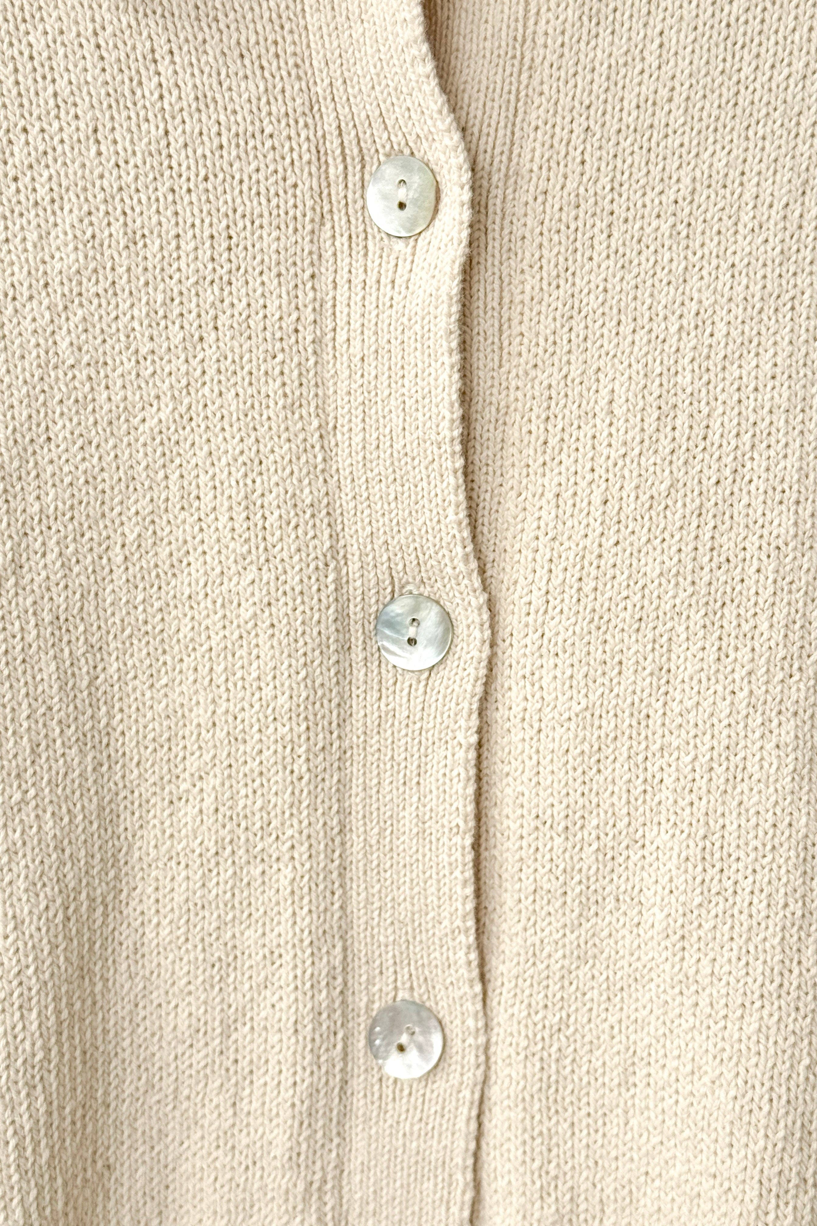 The Club Cardigan : Naturel  - Le Bon Shoppe