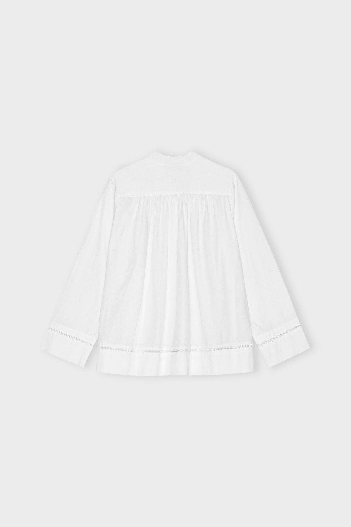 July shirt poplin: White / M