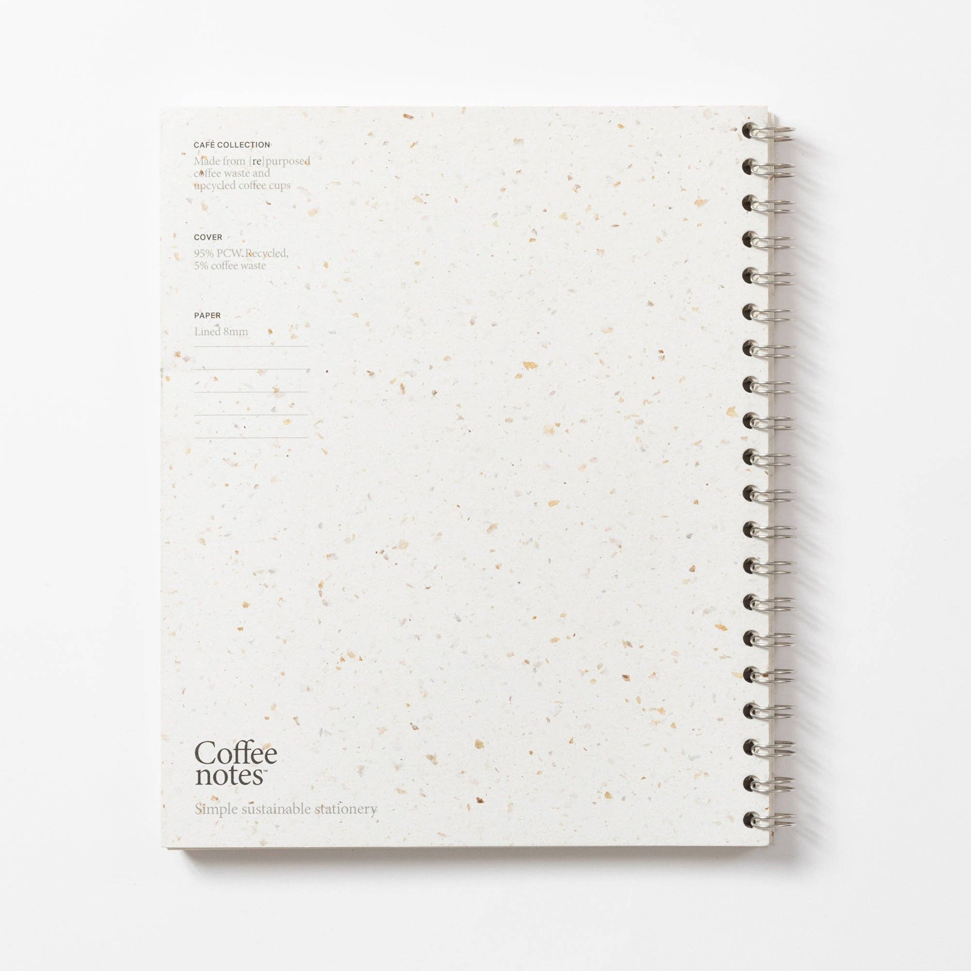 Grounds Wirebound Notebook (Lined): Medio