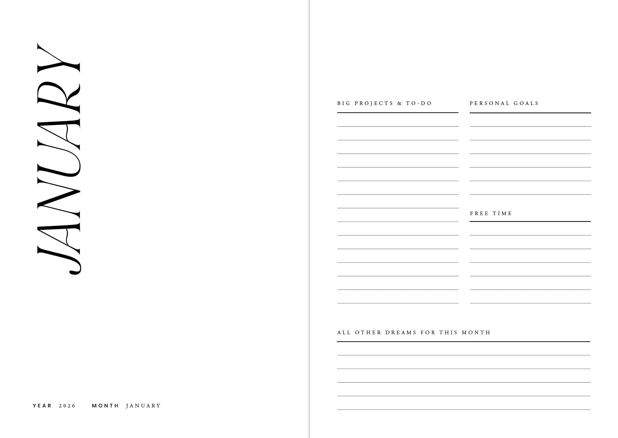 Cozy Planner 2026, Coffee – “You are made of magic.” 