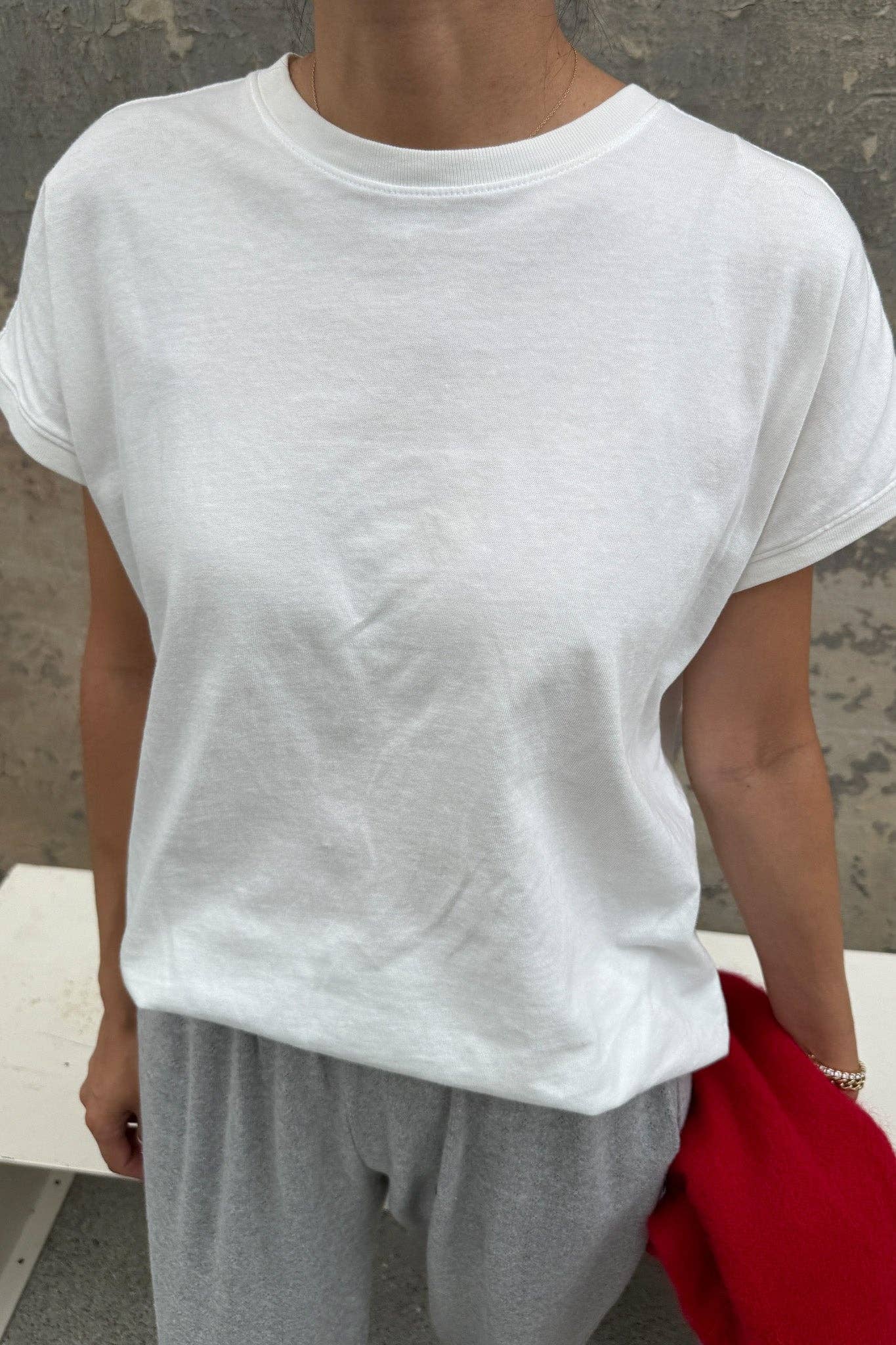 Ease Tee in Vintage White — Le Bon Shoppe
