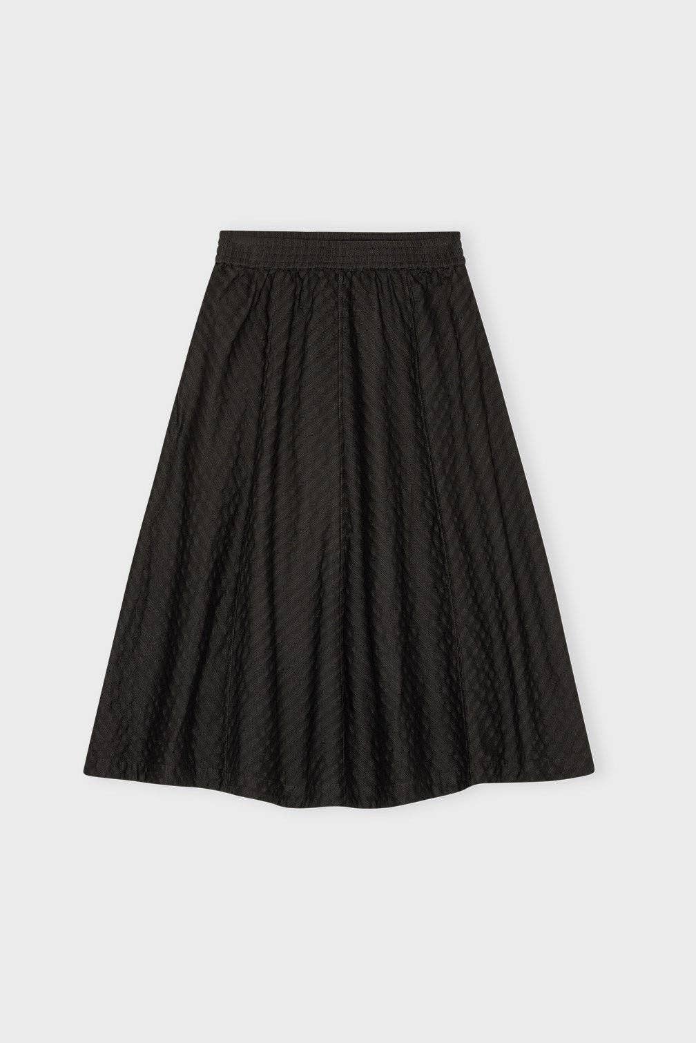 Pin skirt twill: Moonless night / M