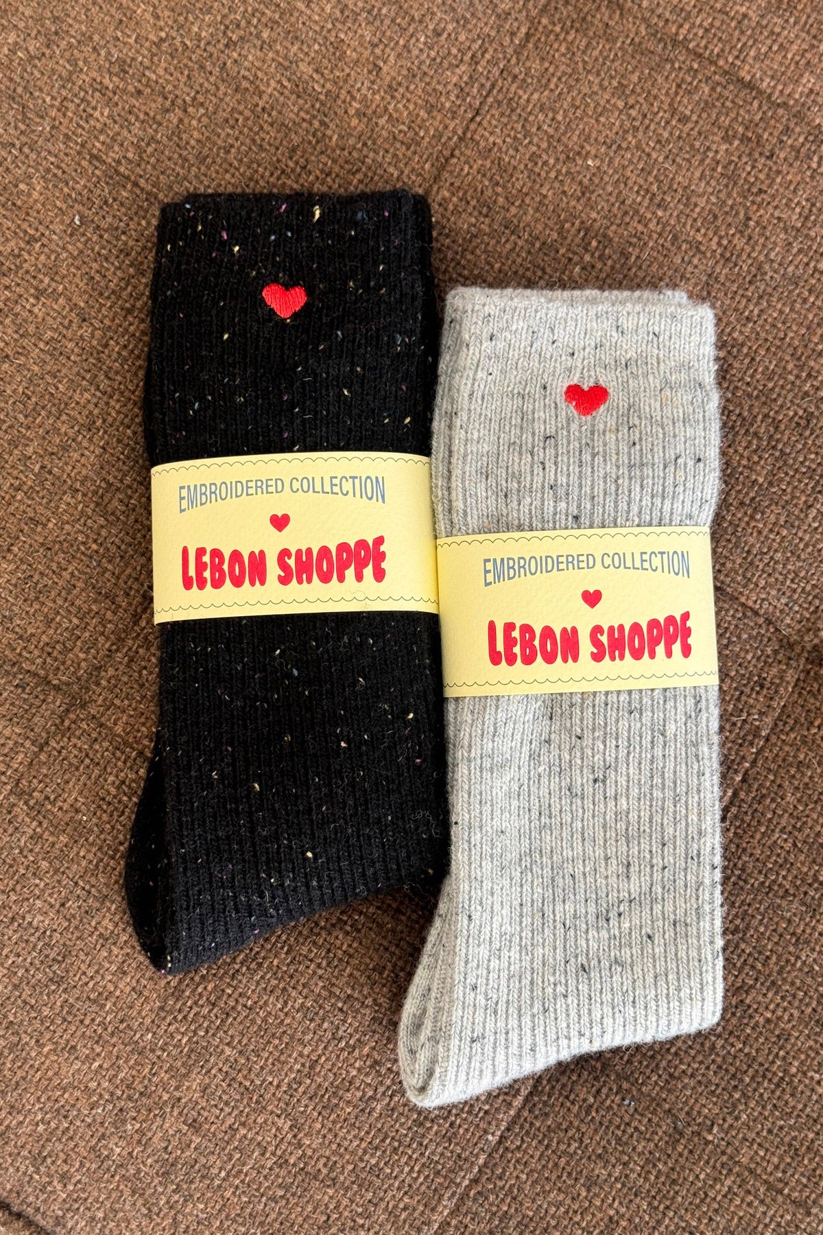 Le Bon Shoppe Embroidered Snow Socks