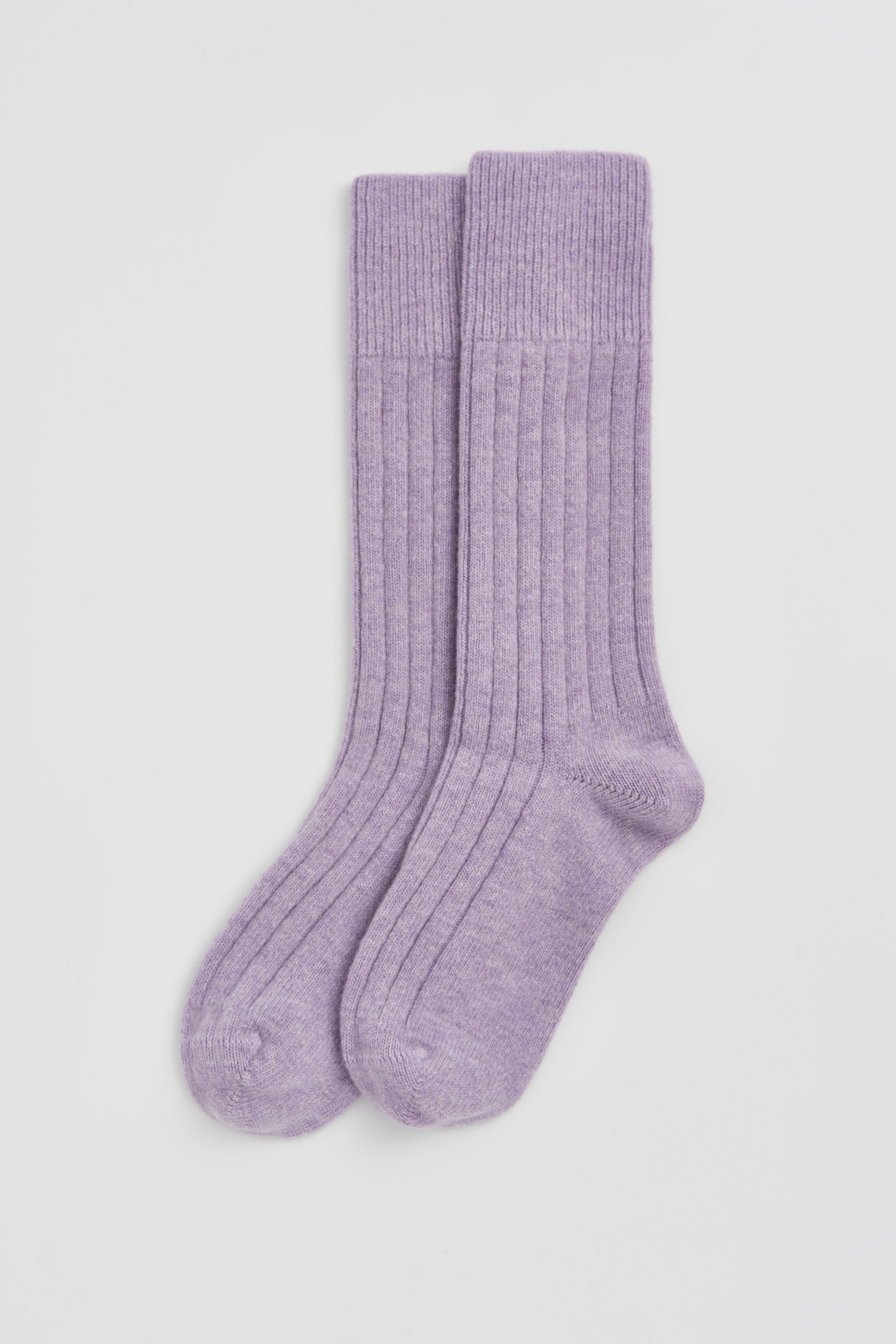 Parma Violet Merino Bed Socks: Parma Violet / Small (UK 4-8)