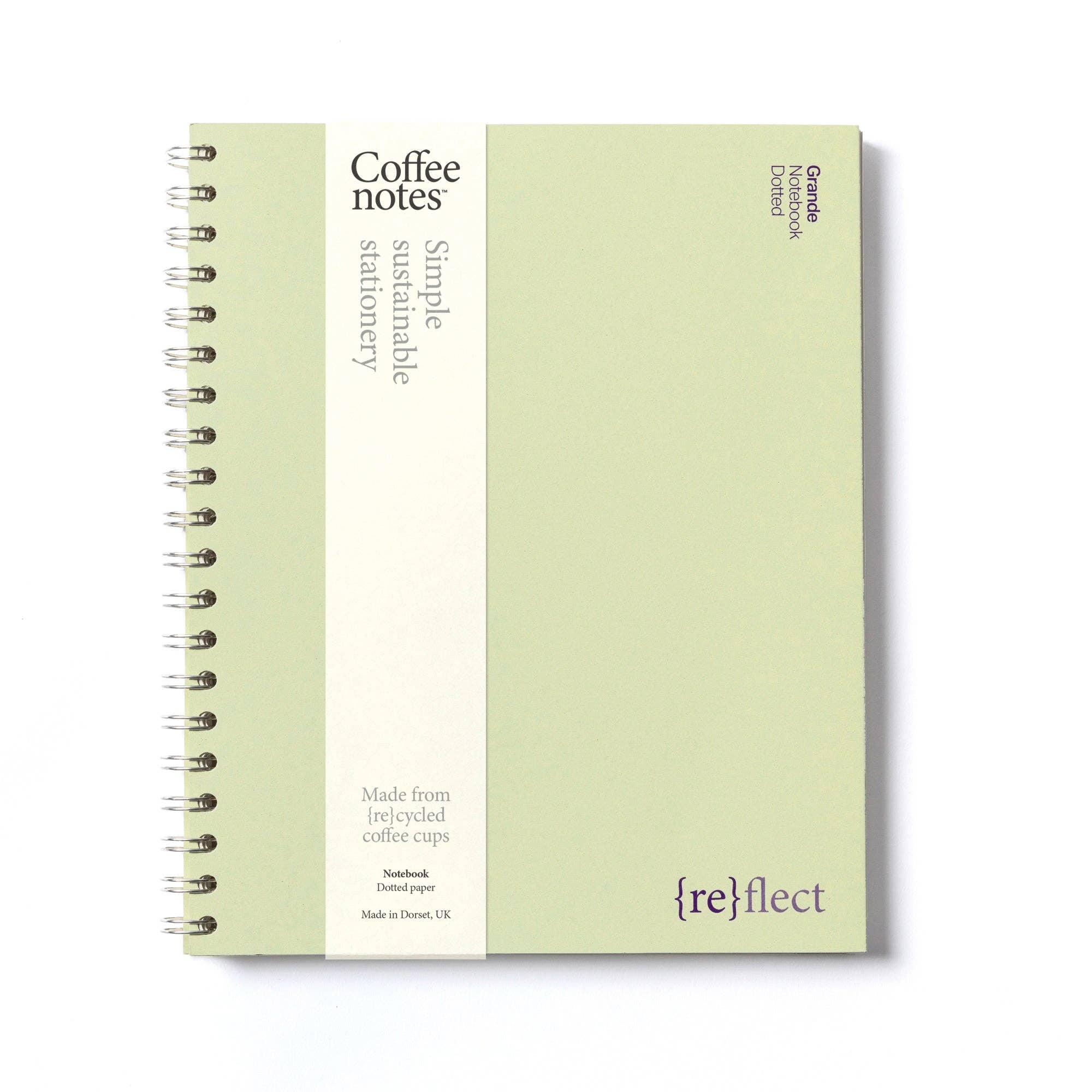 Kiwi Wirebound Notebook (Dotted): Grande