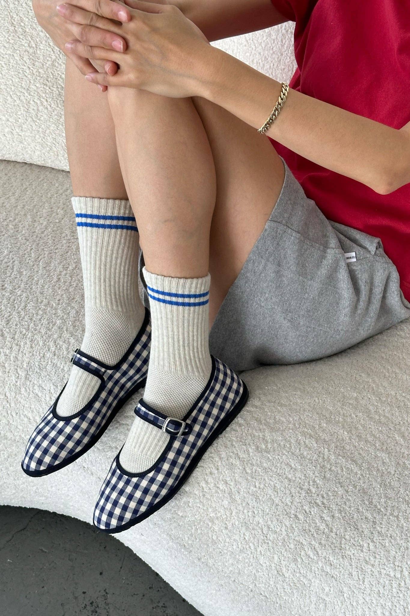 Boyfriend Socks Meadow - Le Bon Shoppe