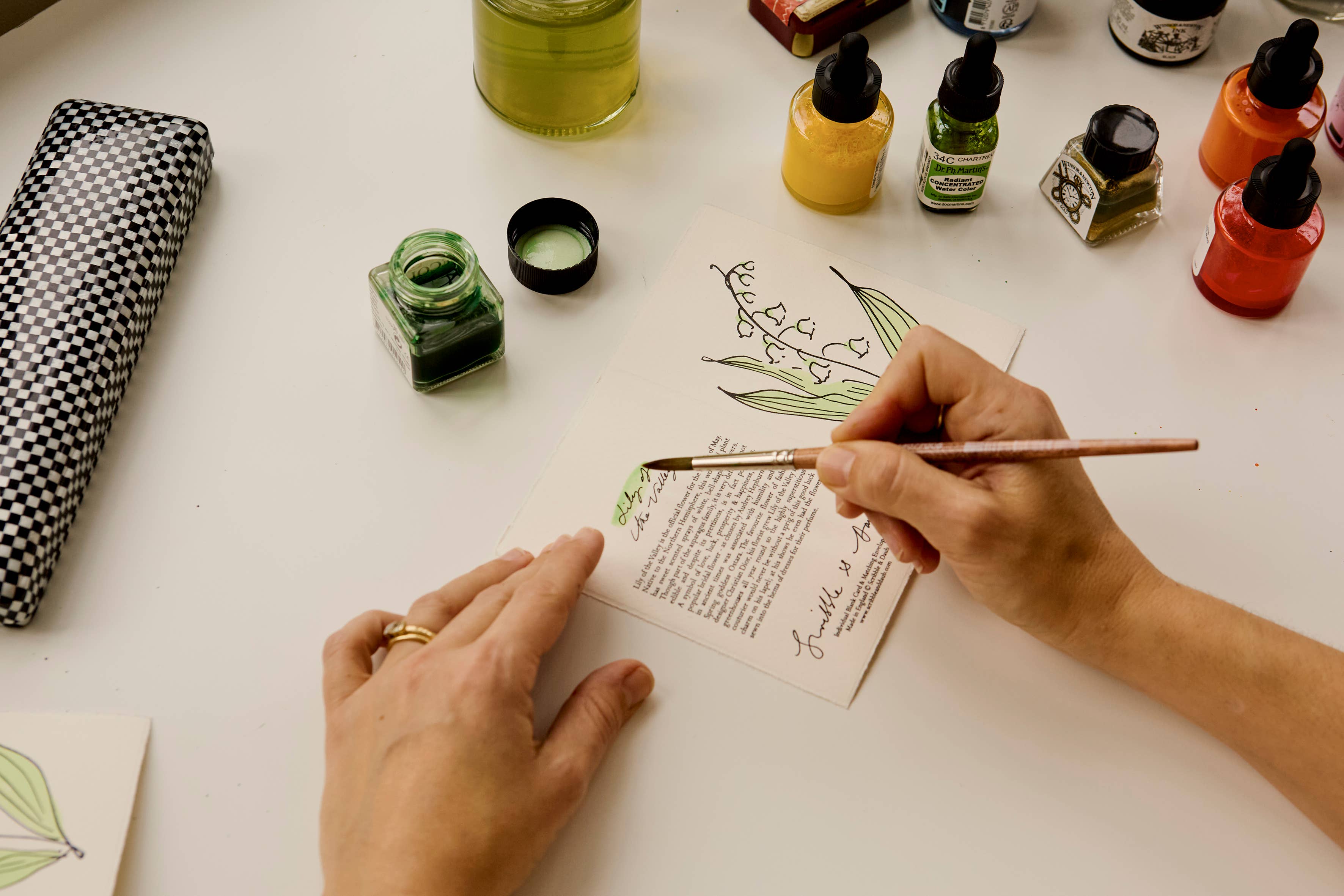 Lily of the Valley (Language of Flowers) Spring Card