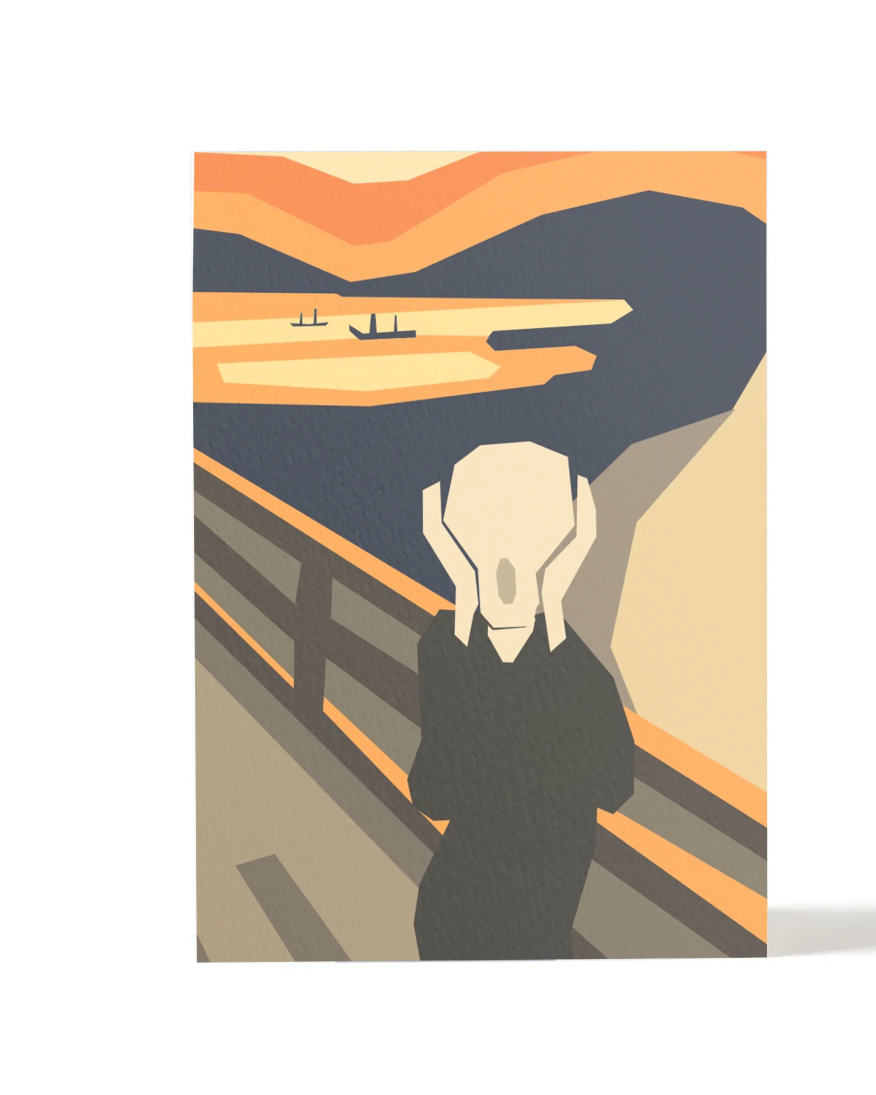 Scream Greetings Card - by SID