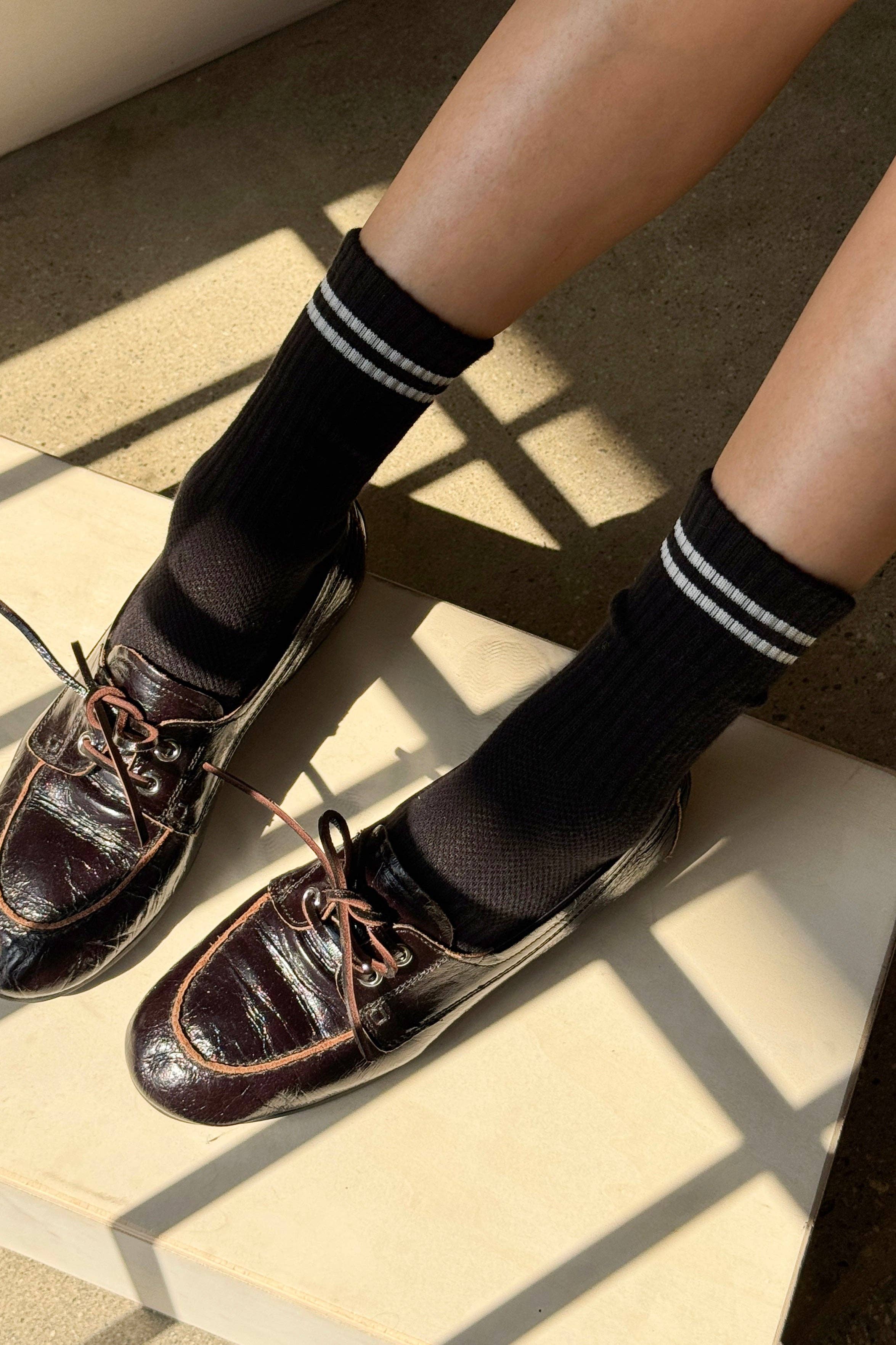 Boyfriend Socks (wholesale): Noir