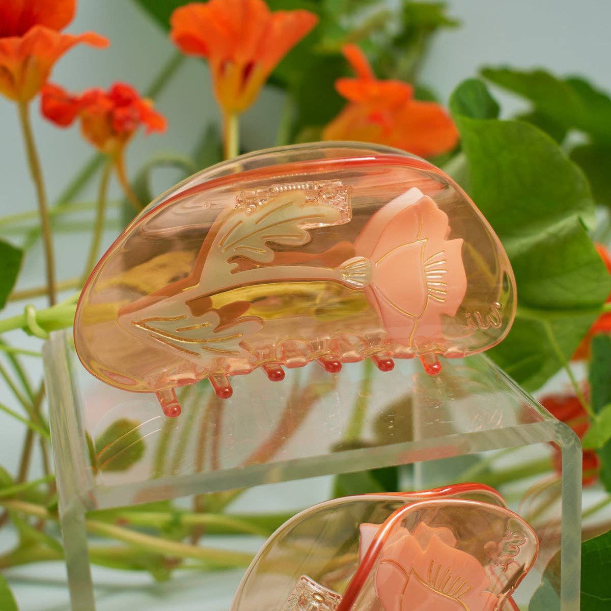 California Poppy Claw Clip — Winona Irene