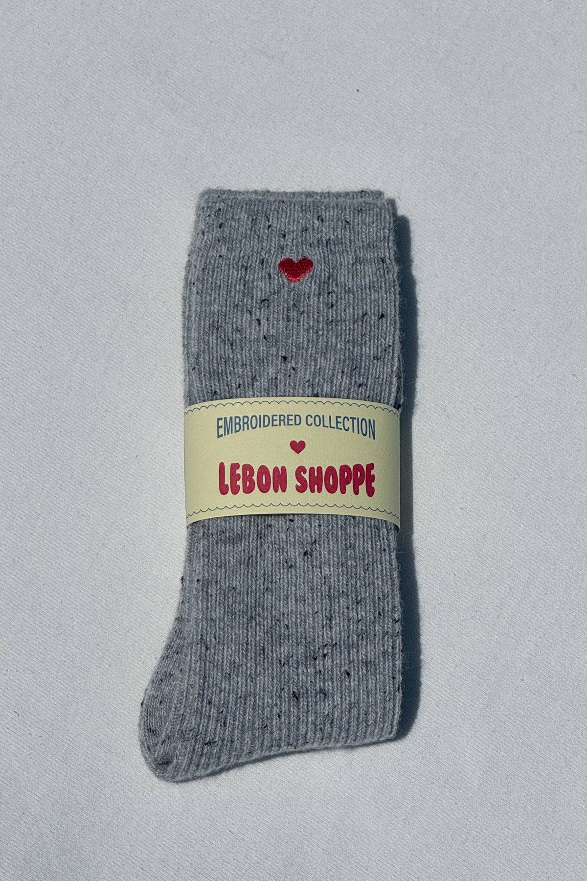 Le Bon Shoppe Embroidered Snow Socks