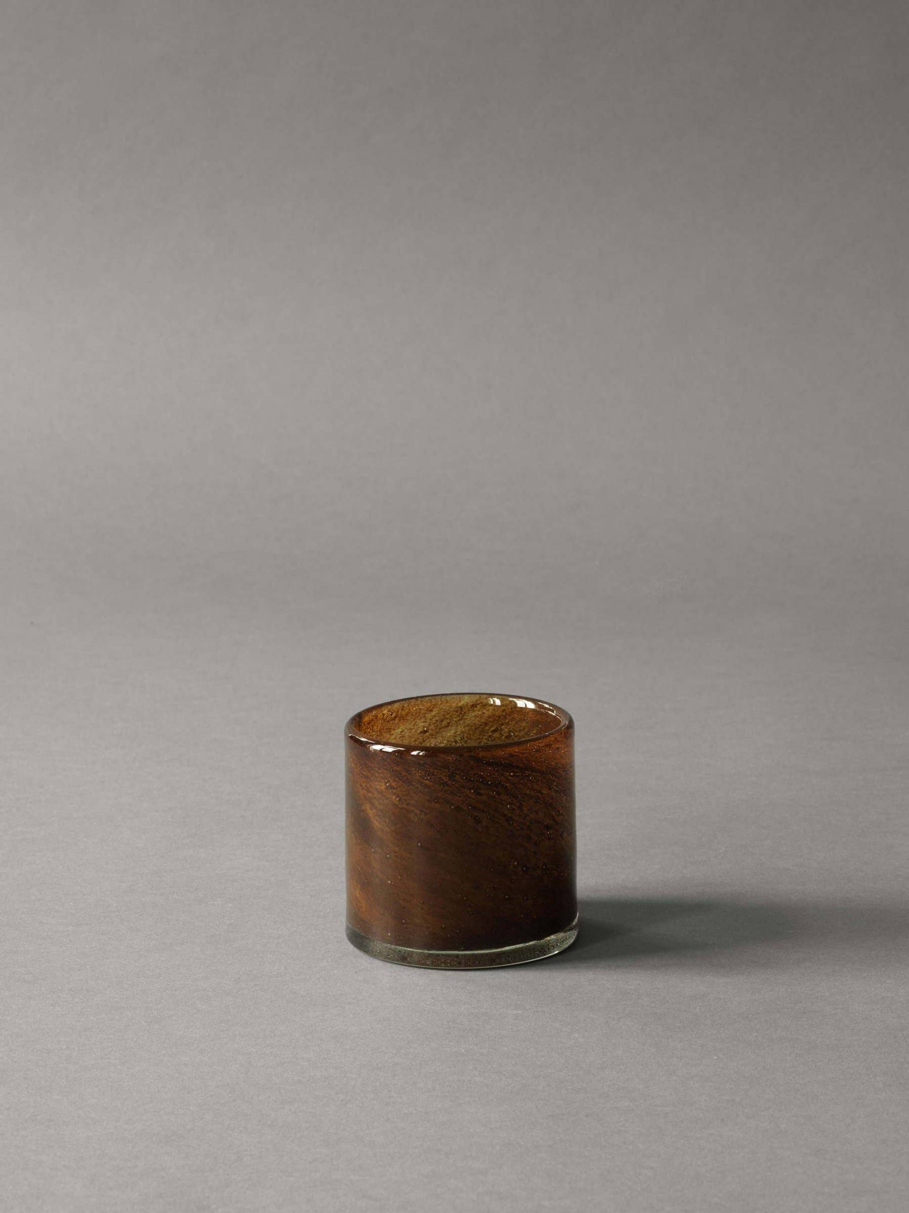 Lyric candle holder - XS: Dark Brown