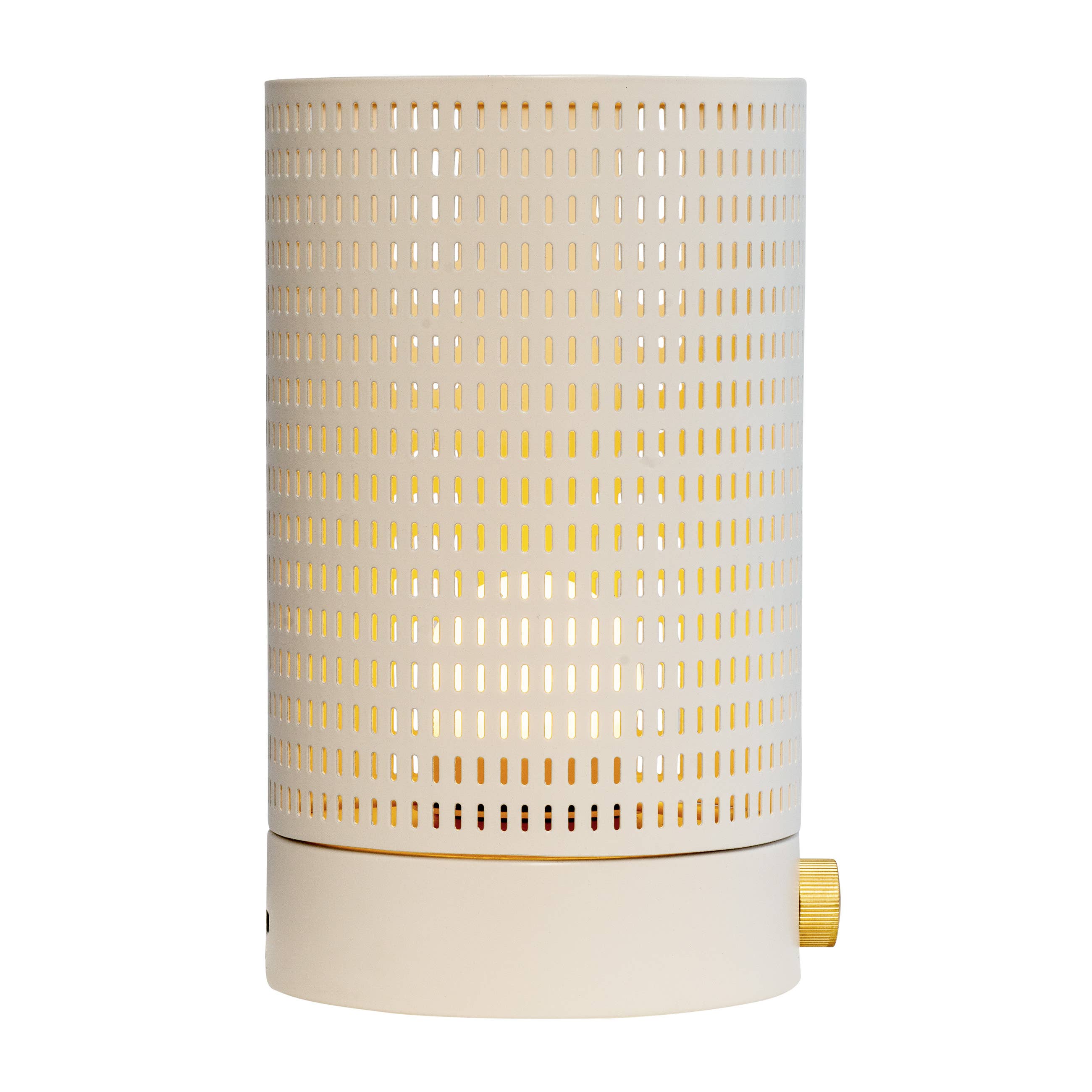 Mesh white/ brass lantern - by Dyberg Larsen