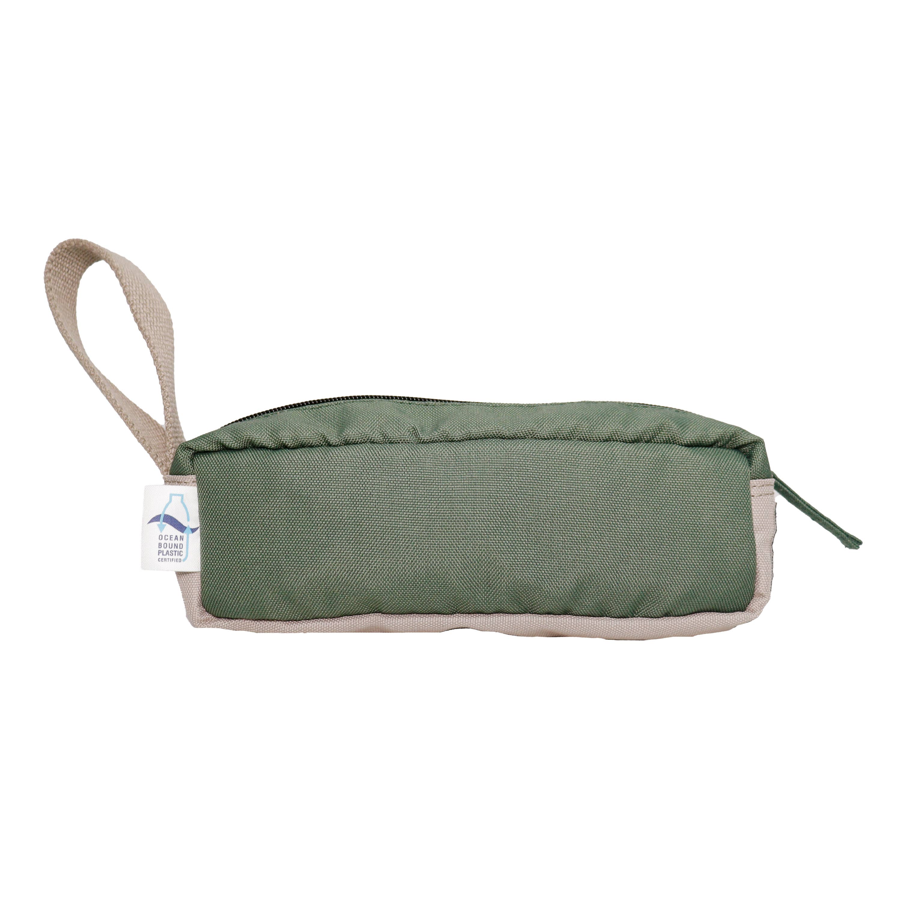 Pencil Case - Recycled Ocean Plastic - Sage Green