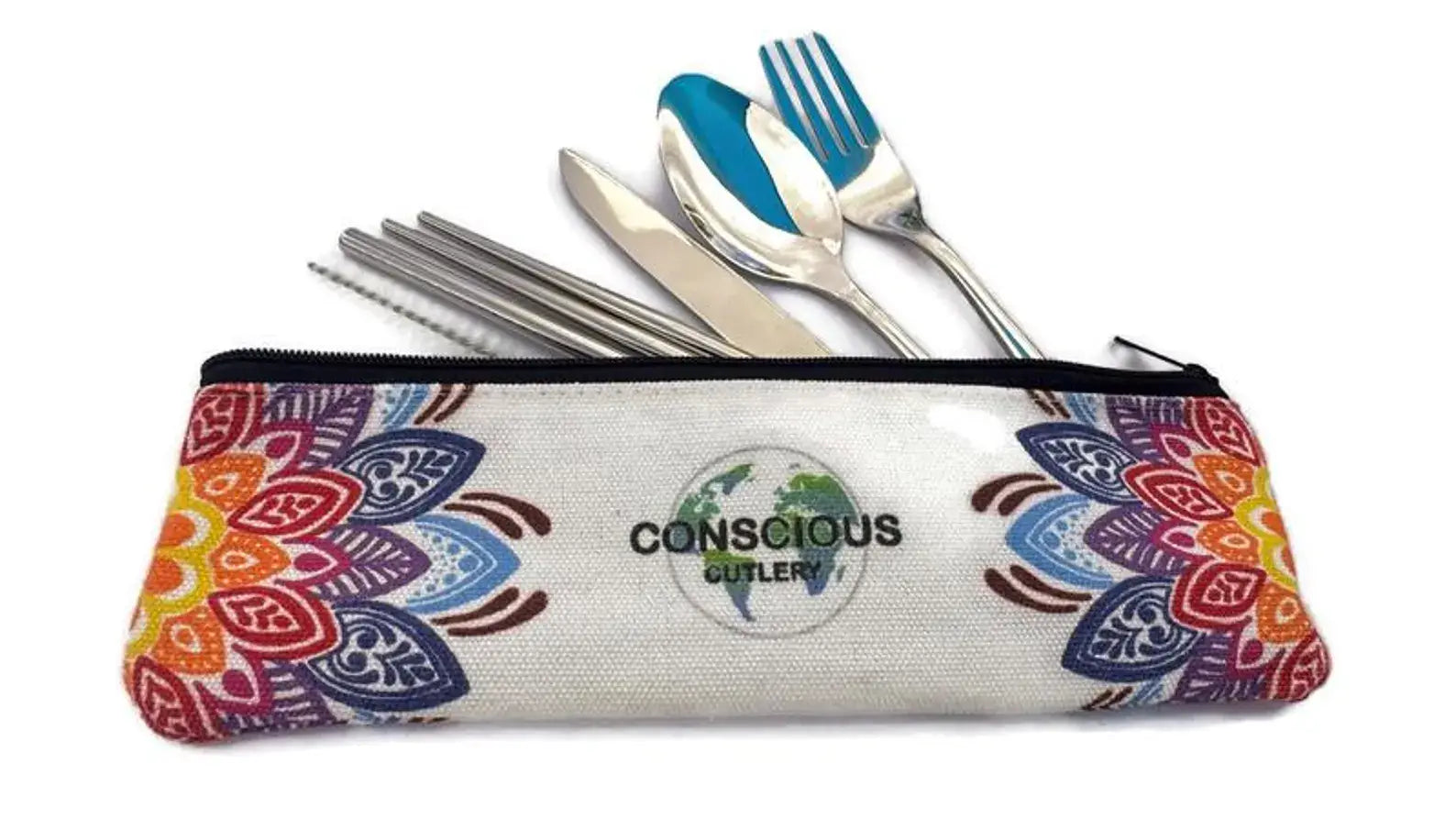 Mandala Travel Cutlery Set — Conscious Cutlery