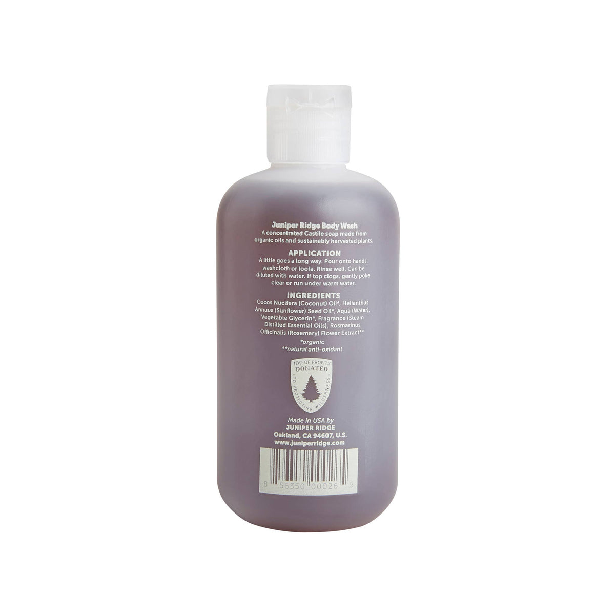 Juniper Ridge Organic Body Wash