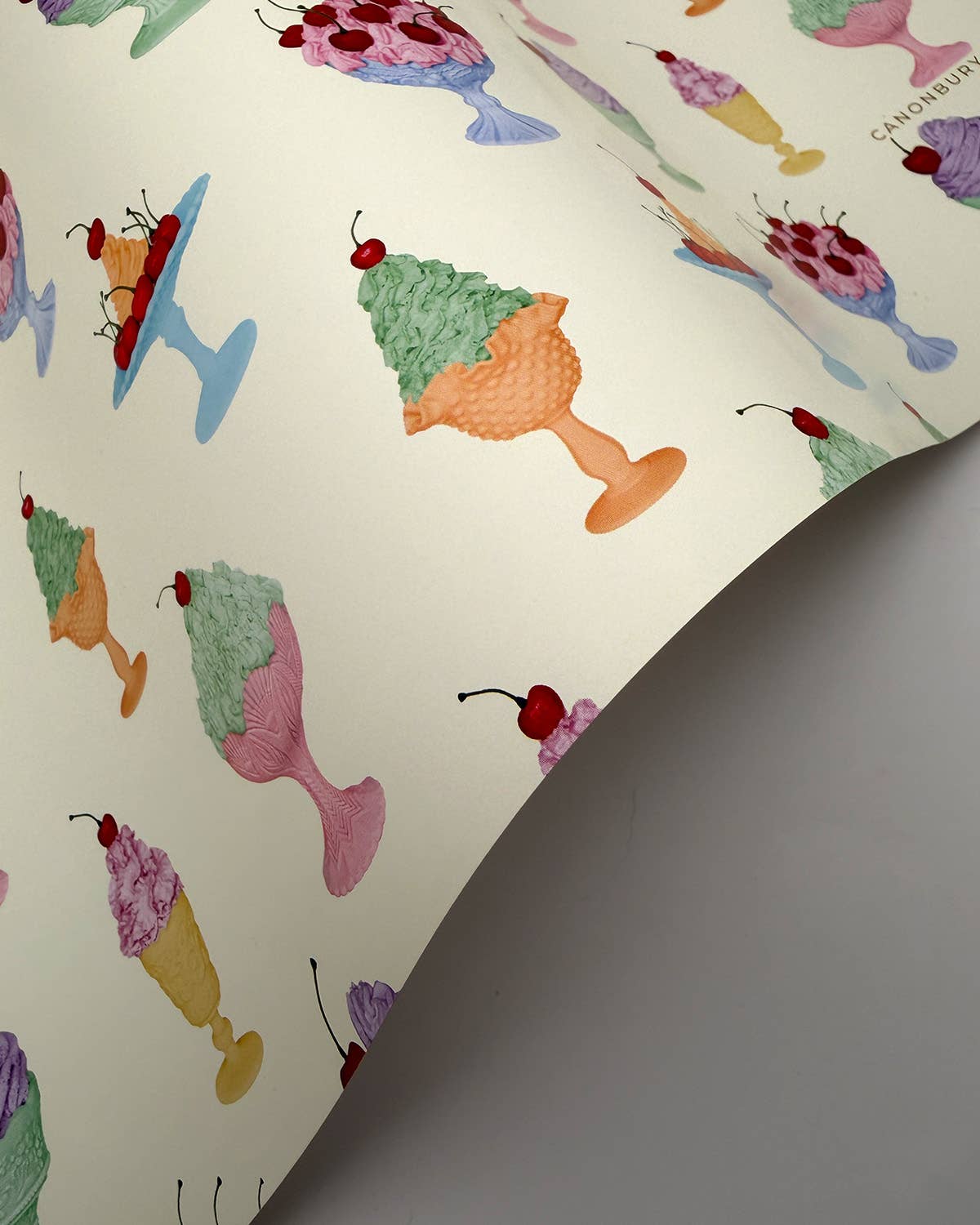 Chantilly Creams Wrapping Paper | Luxury Gift Wrap Sheet