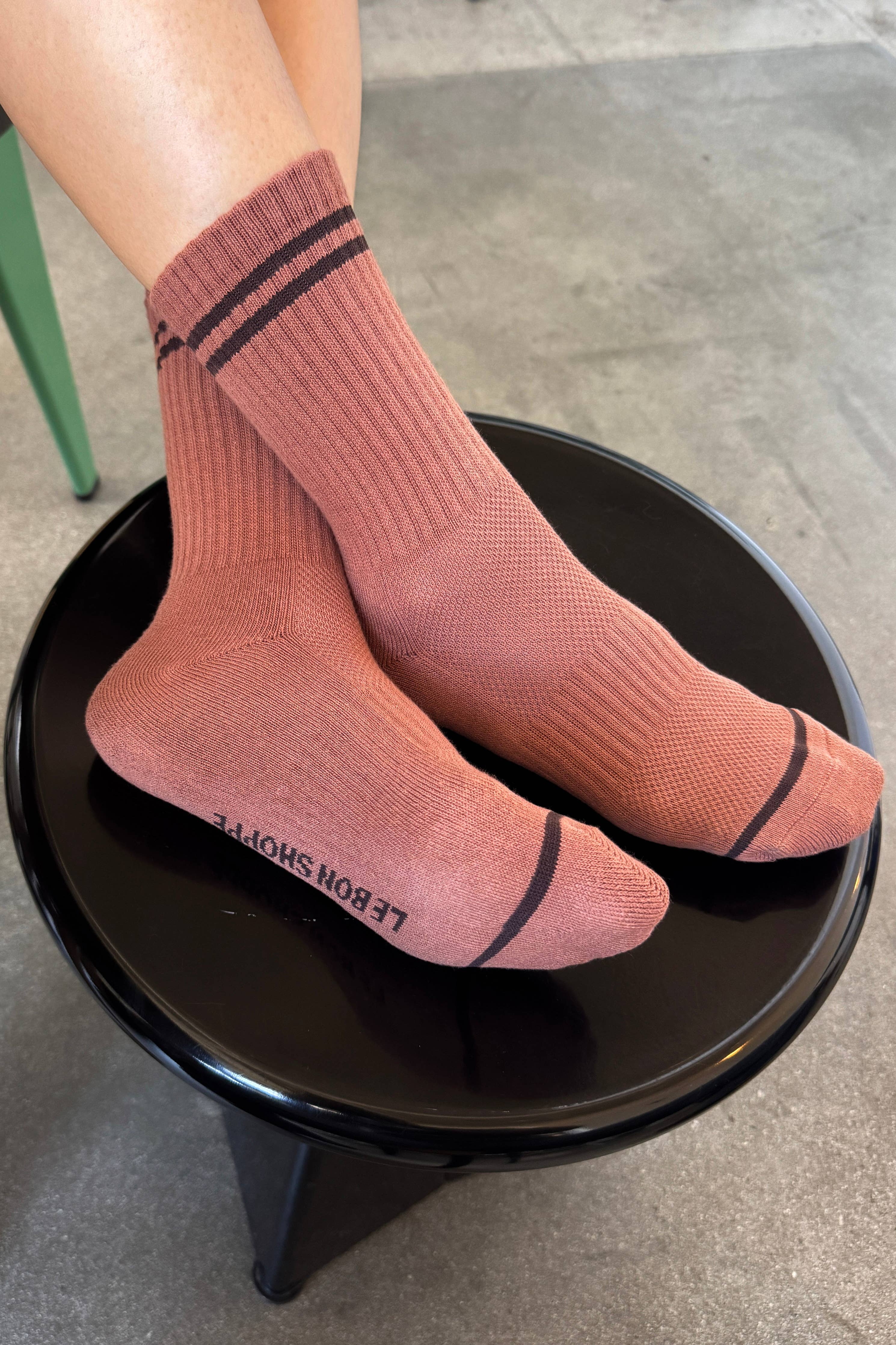 Boyfriend Socks (wholesale): Parchment