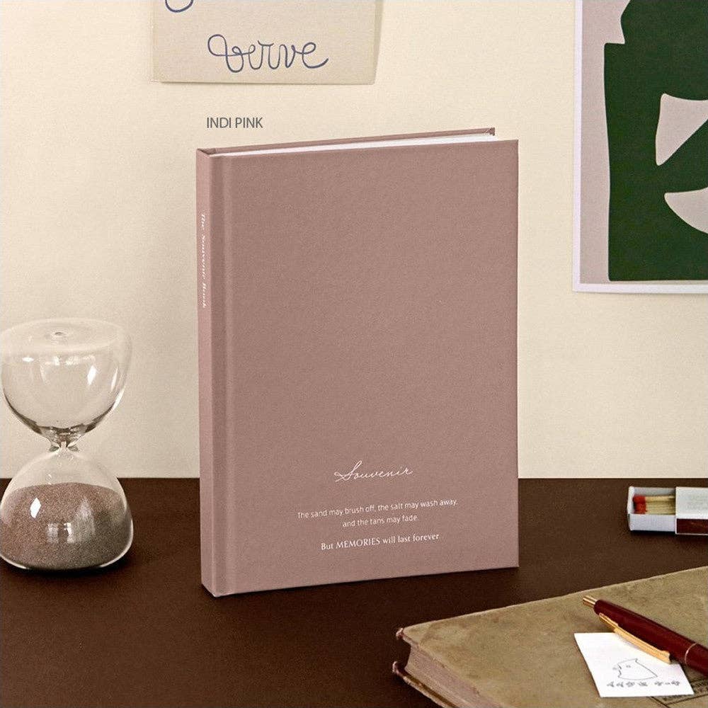 Iconic Souvenir Hardcover Line Notebook - [B6]: Indi Blue
