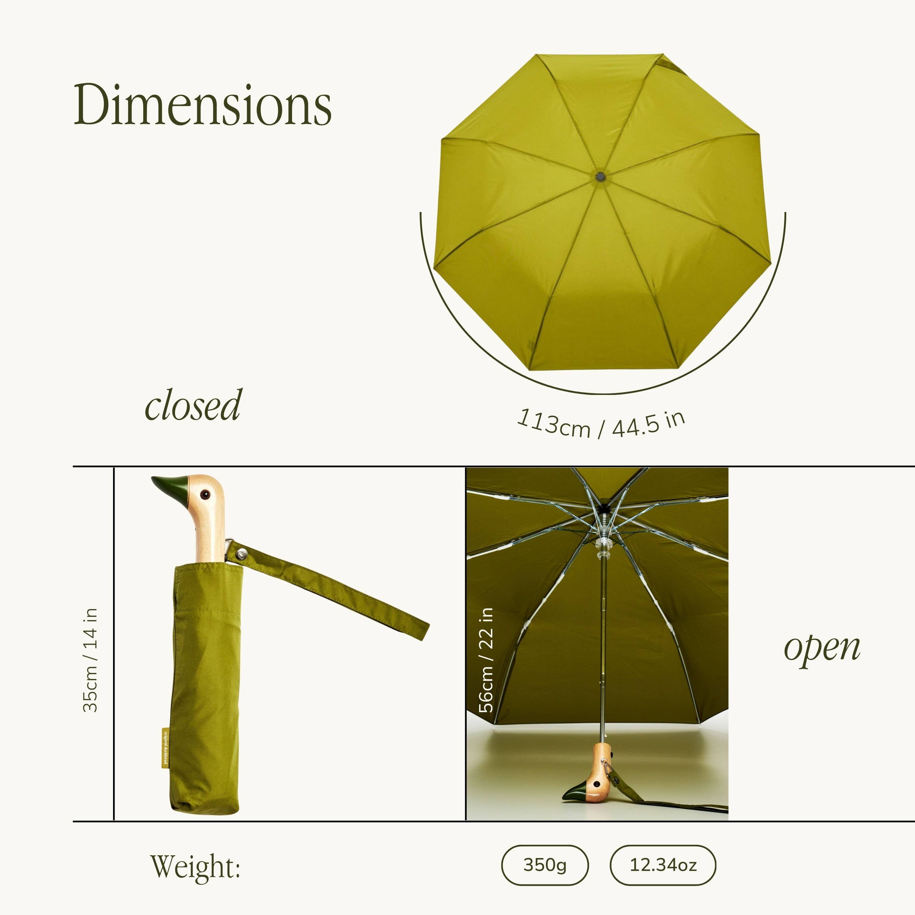 Best-seller! Olive Compact Eco-Friendly Duckhead Umbrella