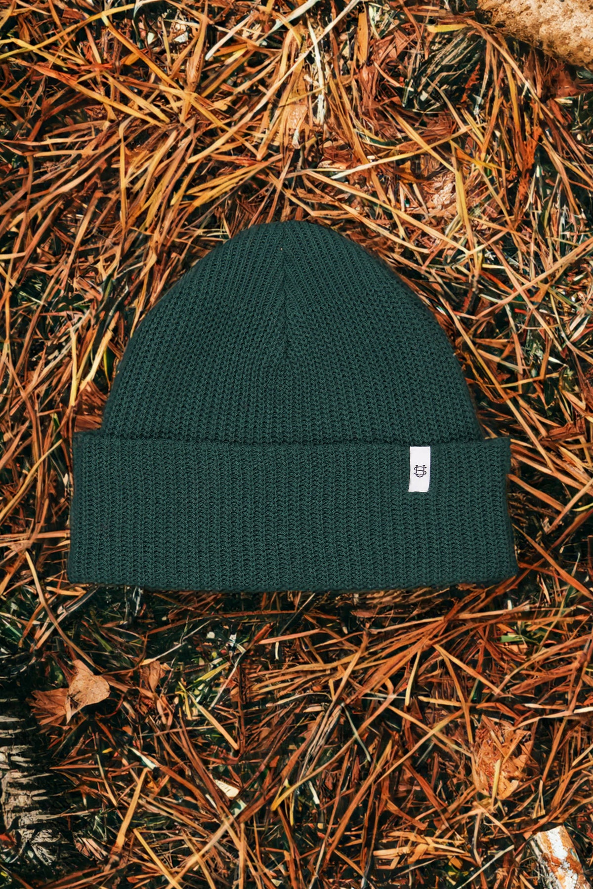 Adirondack Green Upcycled Cotton Watchcap: One Size
