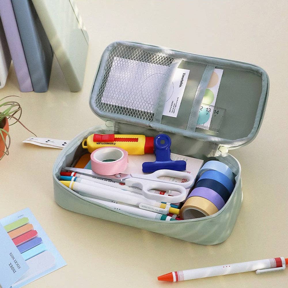 Iconic Cottony Grand Pen Case: Pink
