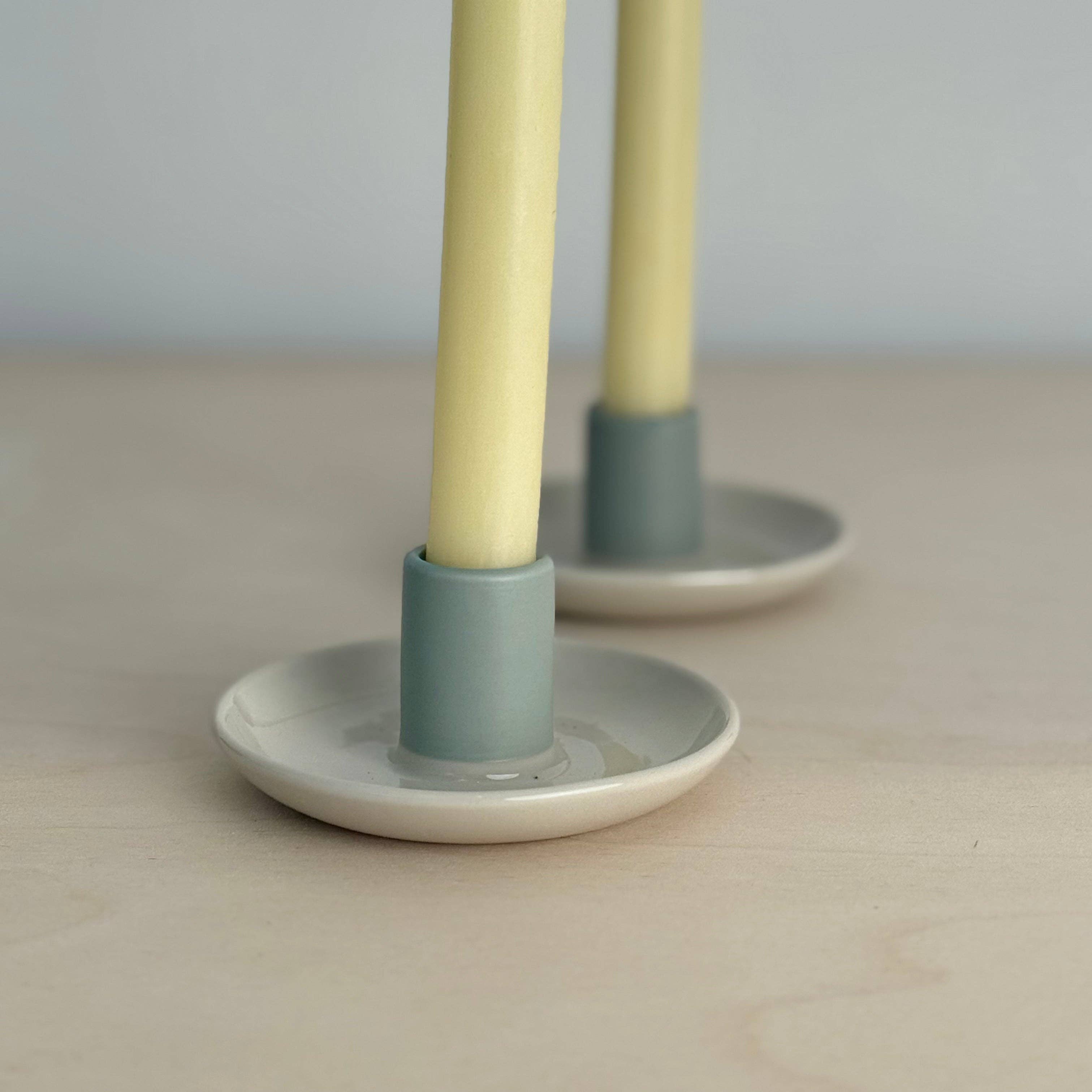 Candle Holder - Celadon - Studio Junc
