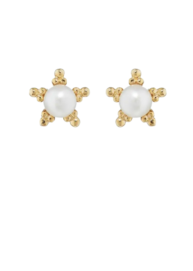 Pearl Star Studs - by Atelier 18